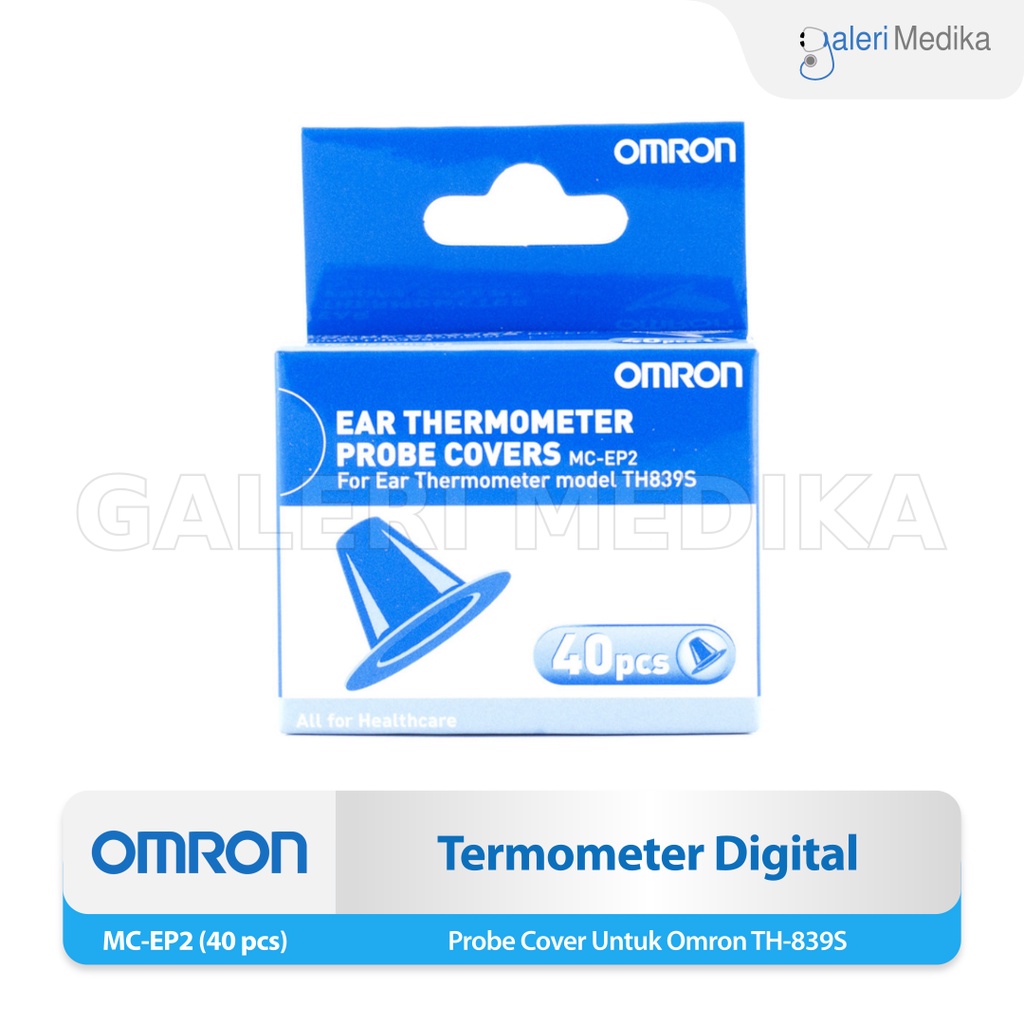 Omron TH 839S / TH-839S Probe Cover Original Termometer Telinga Isi 40