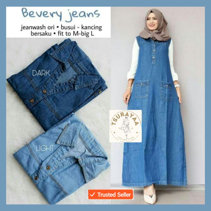 Overall Jeans Denim Wanita Premium Bevery Channel Fregga Hima Lulla Denima