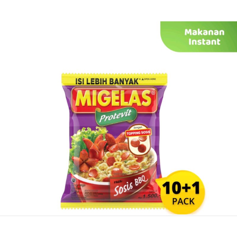 

Mie gelas rasa sosis bbq renceng 10+1