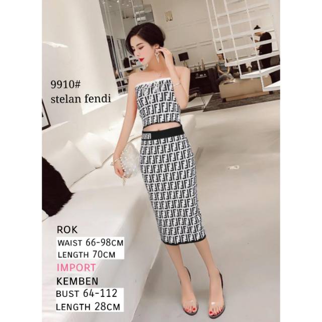 set fendi / stelan fendi