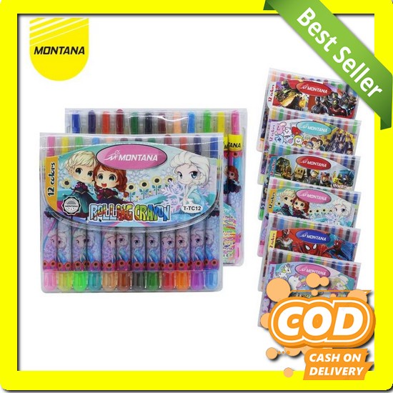

Pensil Warna Crayon Set 208 Pcs Alat Menggambar Mewarnai Anak Crayon J Twist Crayon / Krayon Putar