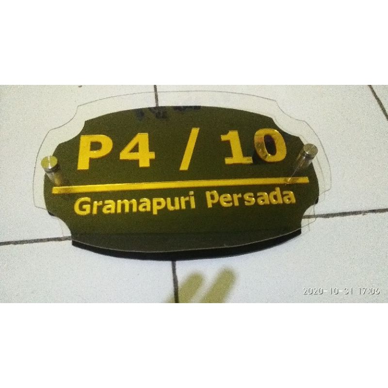 

papan alamat rumah