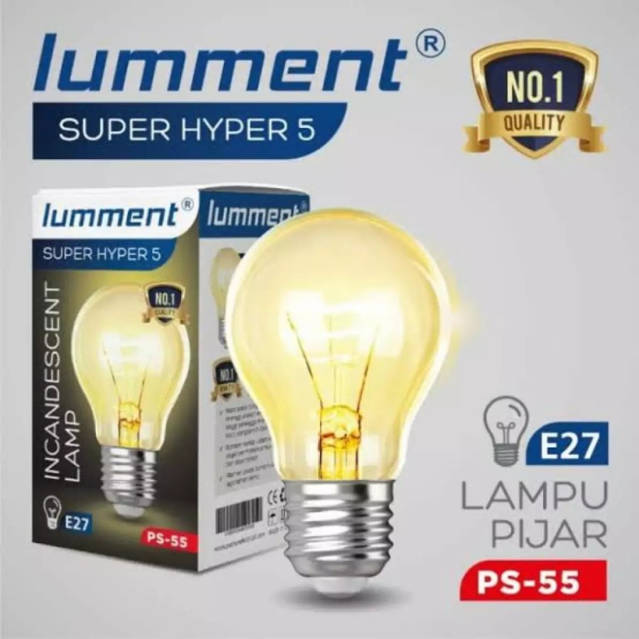 Lampu Bohlam Pijar LUMMENT Super Hyper 5 Watt 5W Lampu Bohlam Penghangat Penetas Telur