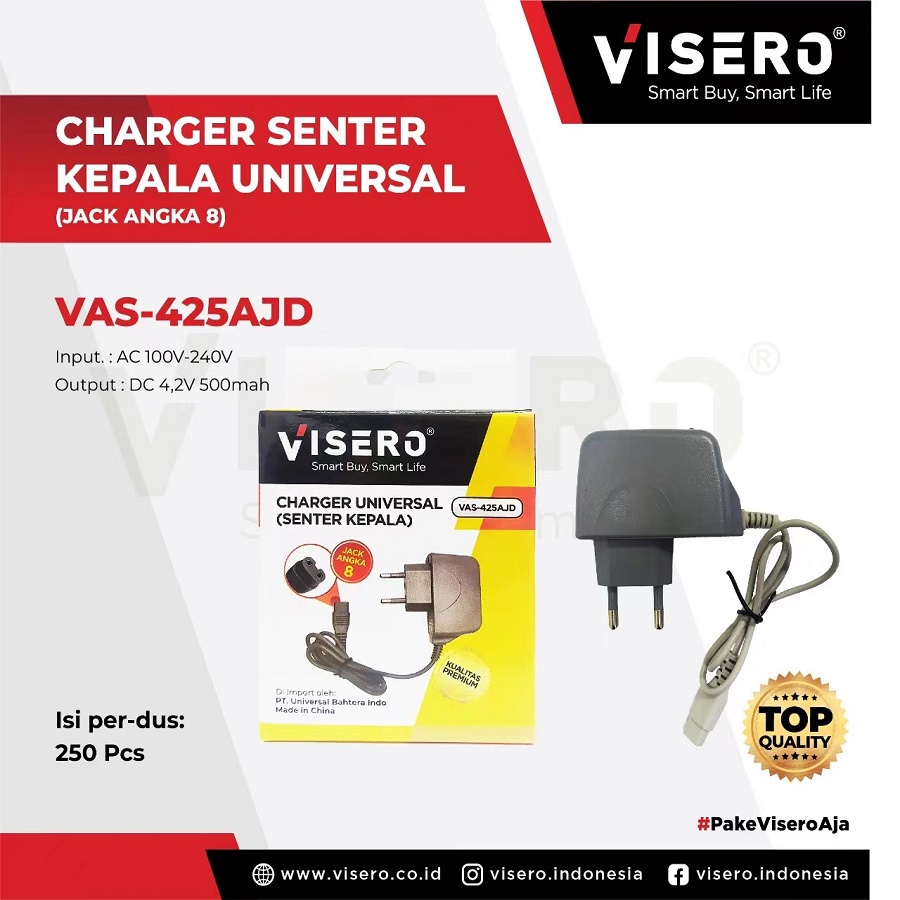 Alat Pengecas / Charger Senter Kepala Dony 2 Lubang DONY KL 108 Cas Casan