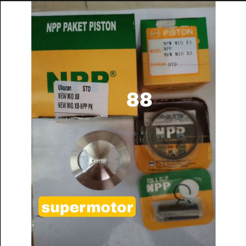 piston kit seher paket  Mio xb ukuran OS STD 50 100 150 200 NPP