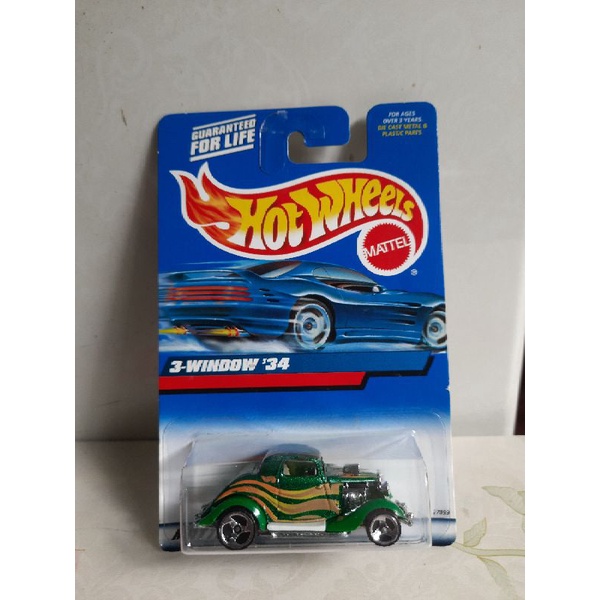 Hot Wheels Hotwheels Jadul 3 Window 34 Hijau