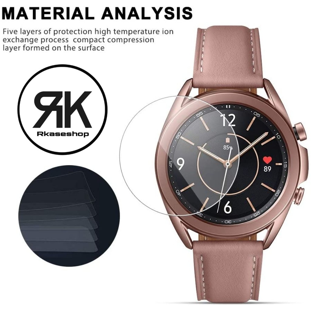 Tempered glass samsung Galaxy Watch 3 41mm 45mm anti gores kaca