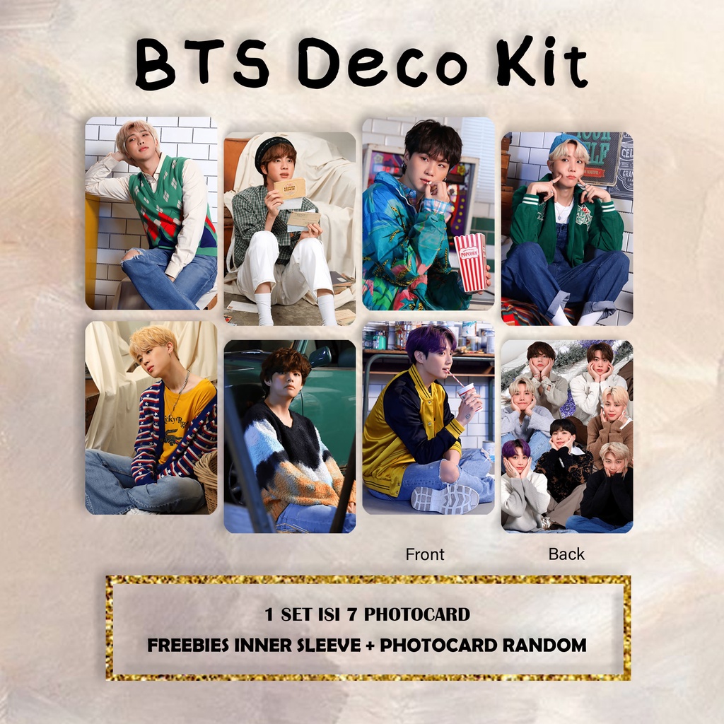 PHOTOCARD BTS DECO KIT