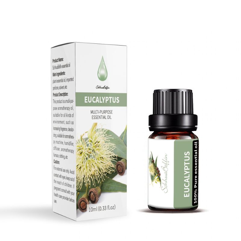 Essential Oil Aromatherapy Diffuser Pengharum Ruangan Fragrance Oil Pewangi Aroma Ruang Humidifier Minyak Wangi Pengharum Ruangan Humidifier Reed Difuser Uap-BQ-OIL - EUCALYPTUS