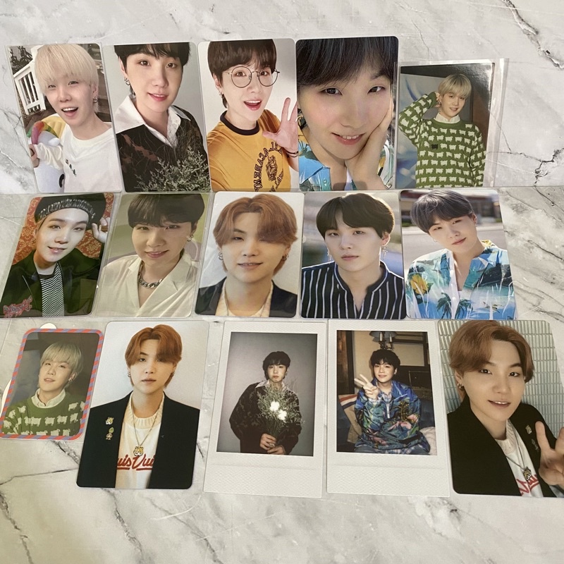 BTS yoongi suga pc photocard official its 2 in the soop 2 deco kit dicon 101 sakit gigi glowing sg22