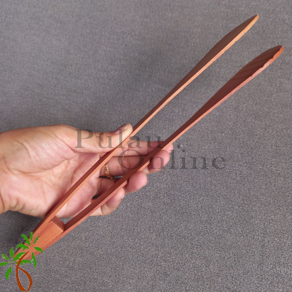 Capitan Makanan / Penjepit Kayu Sawo / Capit Makanan / Wooden Tongs