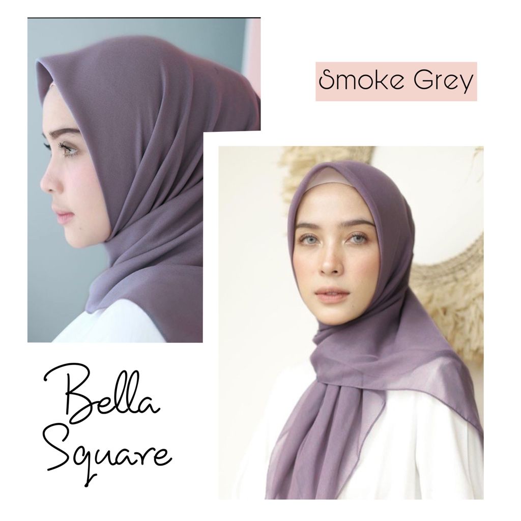 Hijab Bella Square II Hijab Segiempat Bella Square II Hijab Pollycotton II Kerudung II Jilbab panjang termurah part 2-8