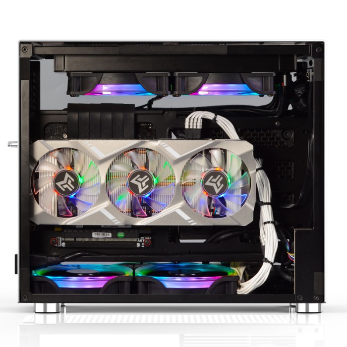 JONSBO CASE V10 SILVER ALUMINIUM MINI ITX