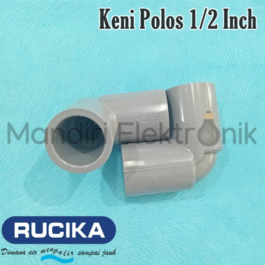 Pipa Keni Polos 1/2 Inch Rucika