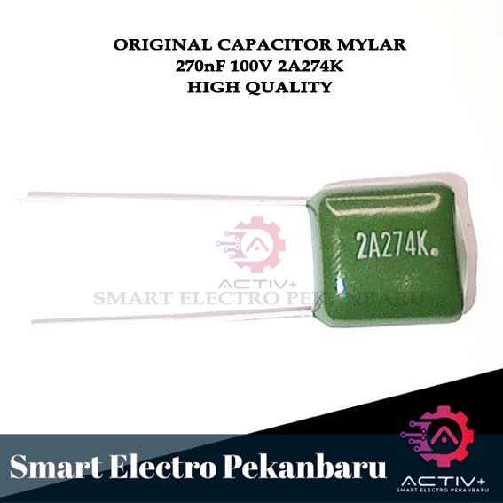 ORIGINAL CAPACITOR MILAR 274K 270nF 100V 2A274K CAPACITOR MYLAR 0.27uF 0.27 uF 0,27 uF 0,27UF 270NF 