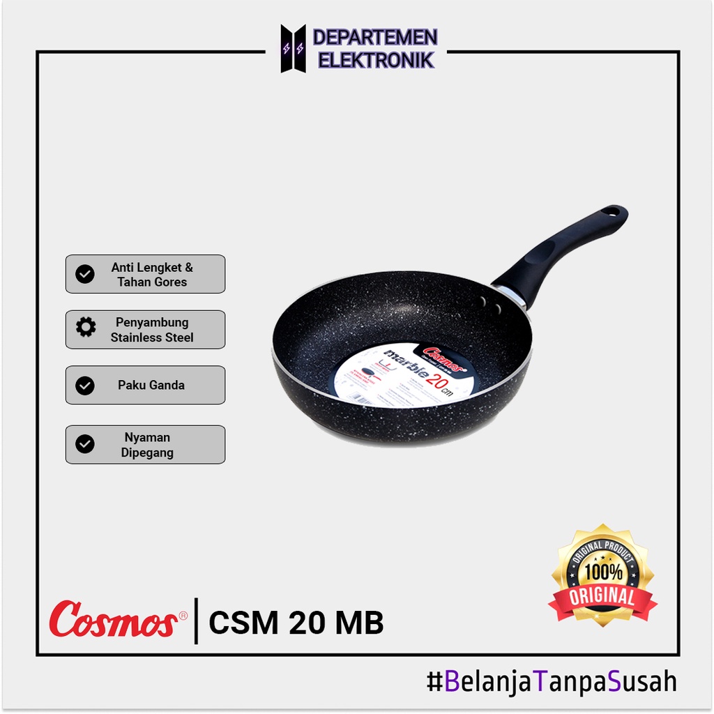 Ceraflon Cosmos Marble/ Frying Pan / Penggorengan CFP-20 MB F MURAH BANGET / GARANSI RESMI