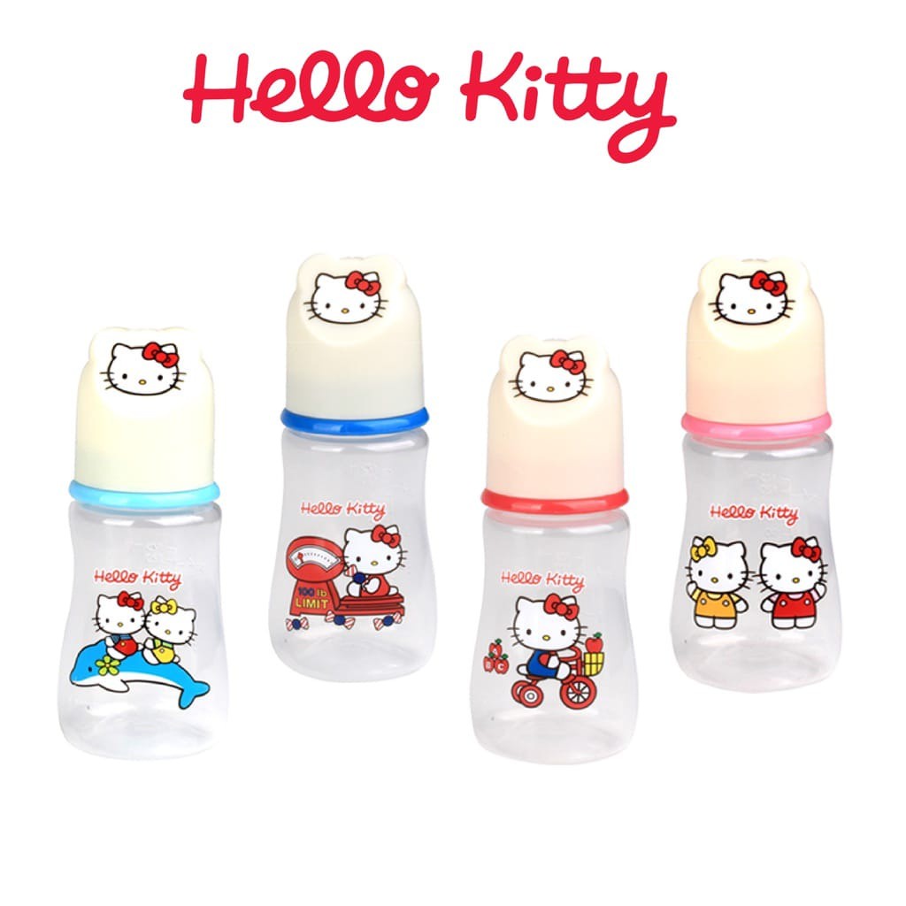 Hello Kitty Regular Round Bottle Botol Susu Bayi 60ml - 125ml