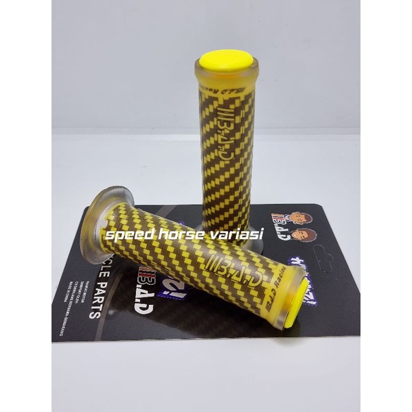 H0008] handgrip  karbon / grip carbon IBAD  + tutup termurah