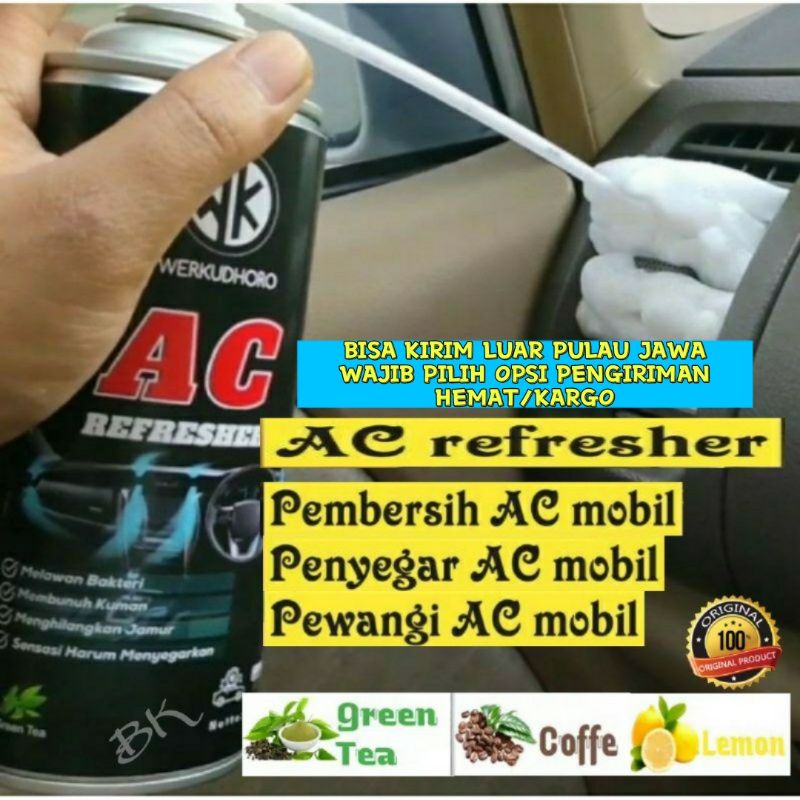 Pembersih Ac mobil wk / ac refresher mobil / cleaner ac / penghilang bau apek