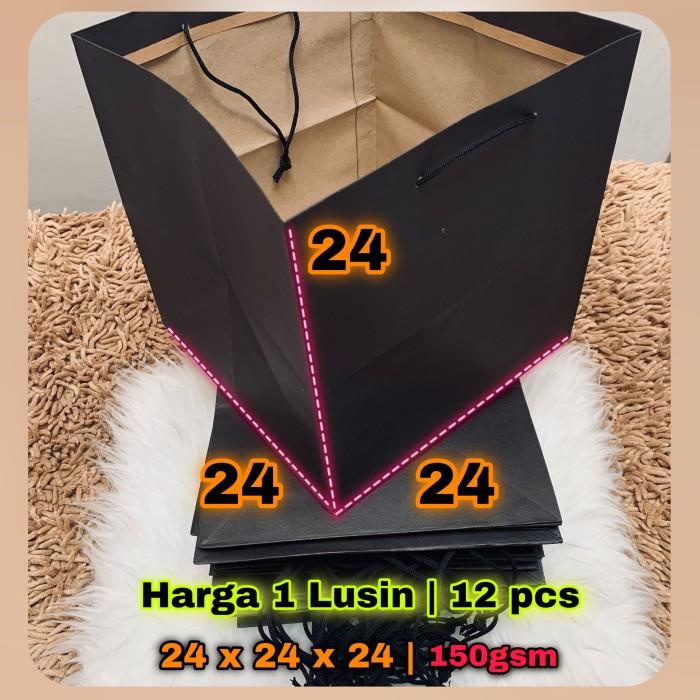 

Goodiebag Paper Bag Kotak Nasi Box Kue Paperbag Bento Tumpeng - Lusin / 24 X 24