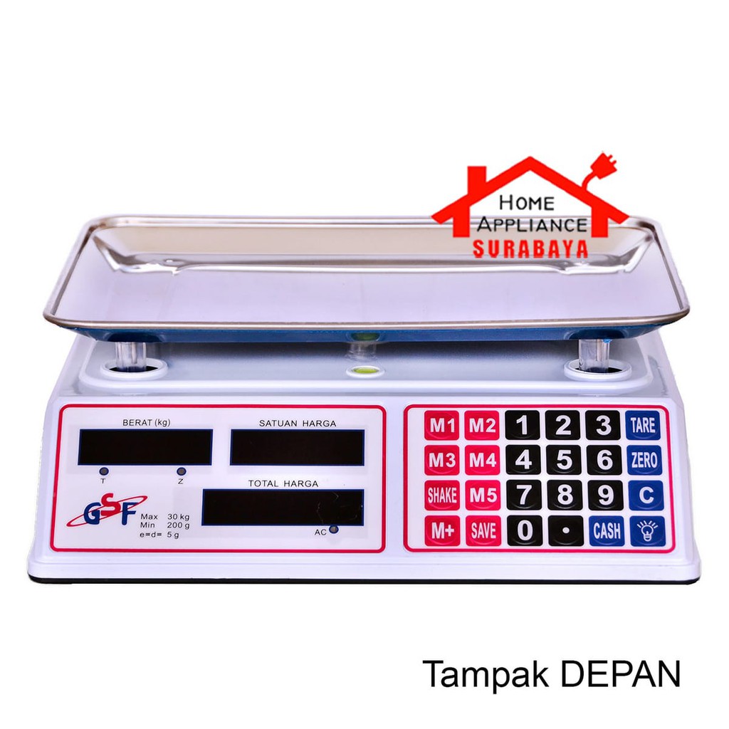 Timbangan Barang Laundry Sembako Digital Price Computing Scale 30 KG GSF G-4530 / G 4530