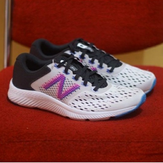 BIG SALE SEPATU RUNNING NEW BALAN CE DRAFT WHITE BLACK PURPLE WDRFTRW1