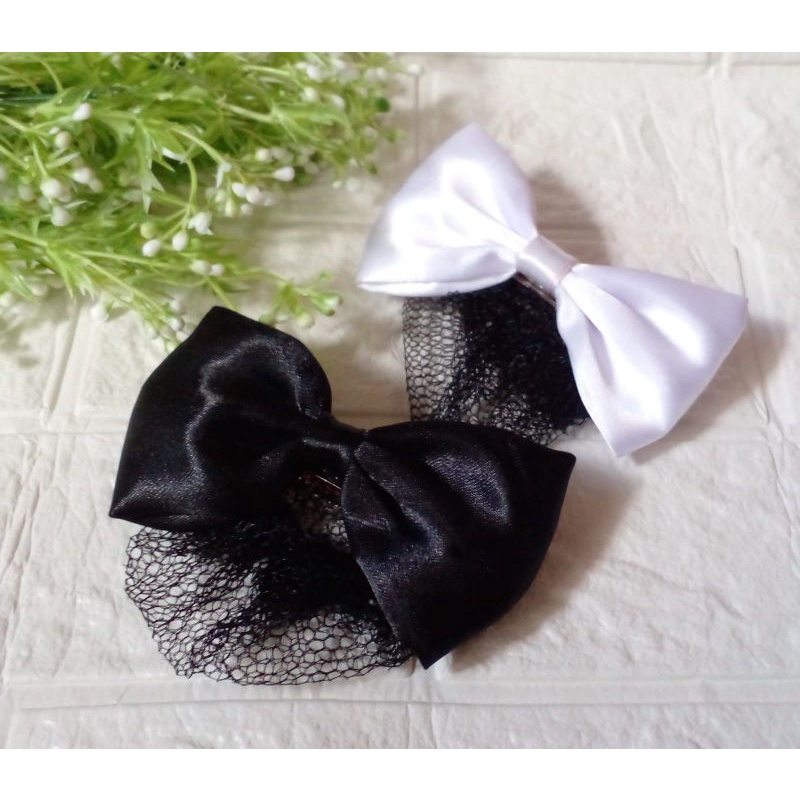 JEPIT HARNET PITA POLOS/ JEPIT HARNET CEPOL/JEPIT PITA HITAM PUTIH