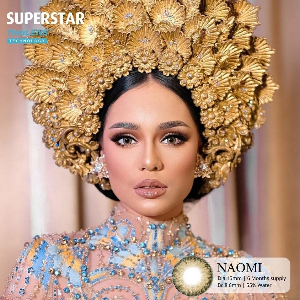 Superstar Naomi softlens warna premium bulanan