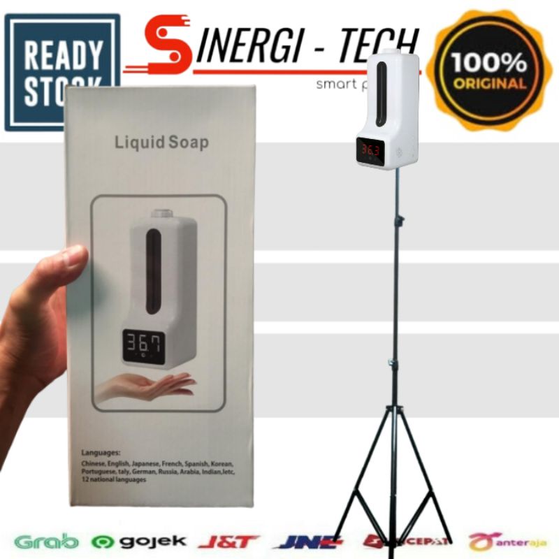 THERMOMETER INFRARED K9 PRO X FREE TRIPOD (TERMOMETER DIGITAL SENSOR WITH DISINFECTAN)
