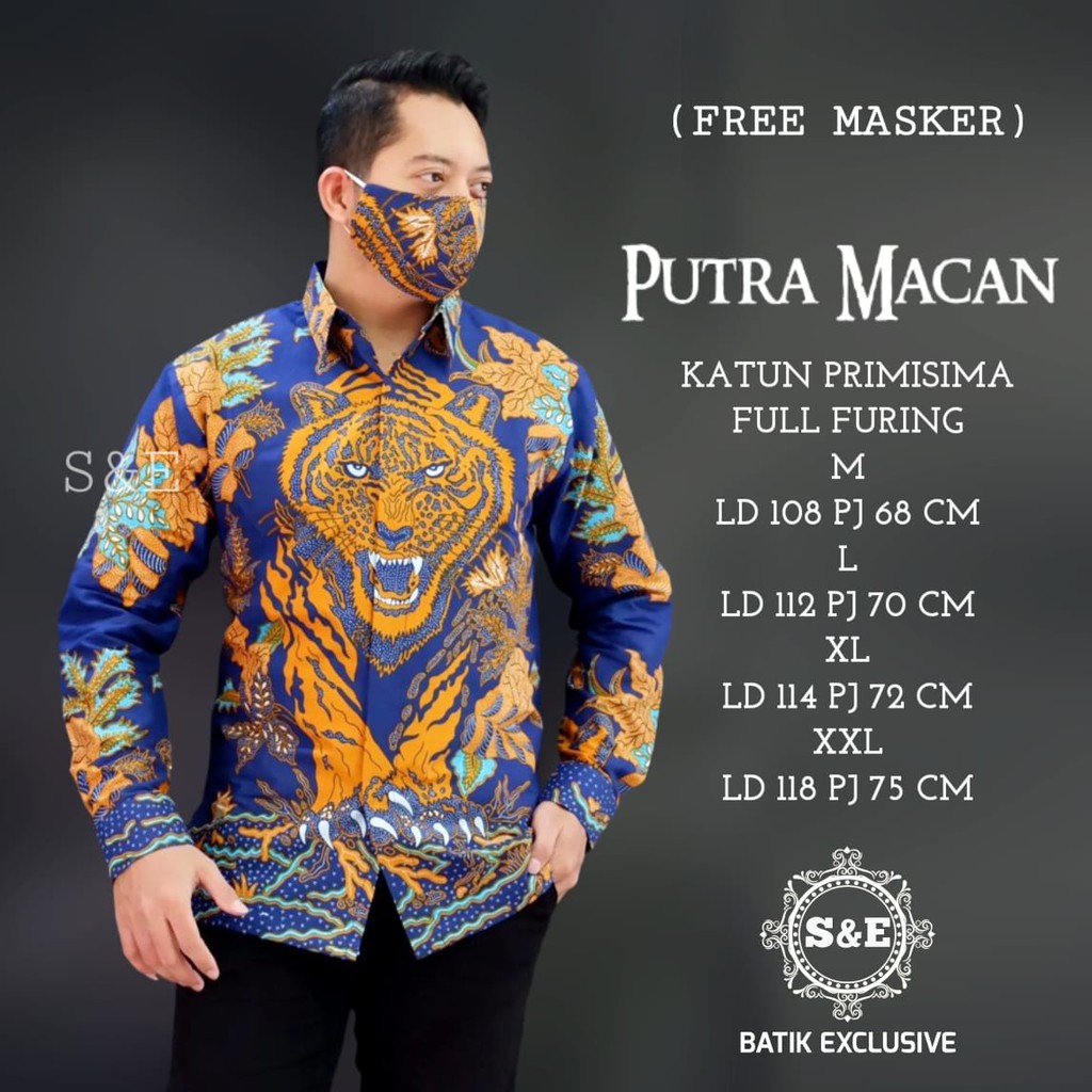 PUTRA MACAN KEMEJA BATIK PRIA SOLO LENGAN PENDEK LAPIS FURING ATASAN BATIK PREMIUM MODERN ATASAN BATIK PREMIUM MODERN SE PUTRA Setyo Prabu kresna LESMANA AYAM CEMORO GUMELAR PUSPO GAGAH WIRADITYA GURDO IJO  WIRATAMA GAVIN GUMILAR HARSHA HASTHA HANUNG