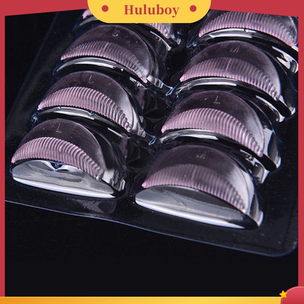 Huluboy Huluboy♡ 10 Pcs Bantalan Penjepit Bulu Mata Palsu Bahan Silikon