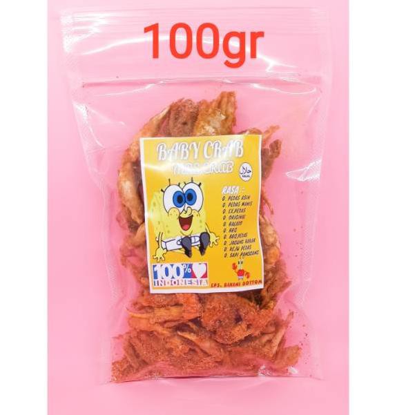 

READY ! BABY CRAB 100GR EDISI SPONGEBOB