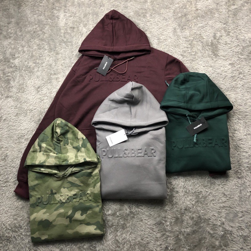 hoodie pull and bear shopee