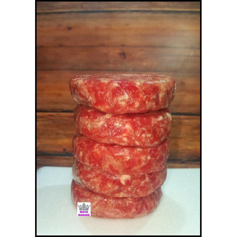 

BIG SALE PATTY BURGER WAGYU @5PC - KUALITAS BAGUS , NO ABAL