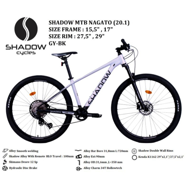 Sepeda MTB Shadow Nagato Remote Hollowtech