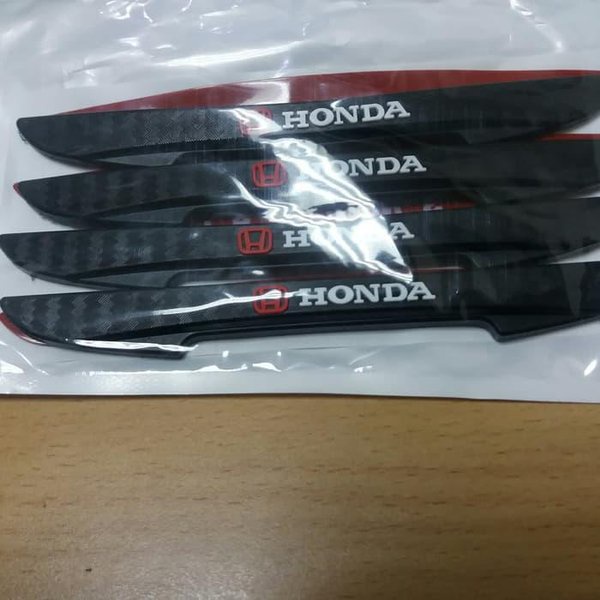 Door Guard Pelindung Pintu Mobil Logo HONDA hitam