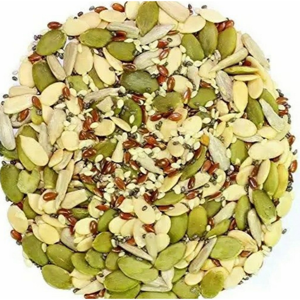 Super Seed 125gr - Pumpkin seed Sunflower seed Flaxseed Chia seed