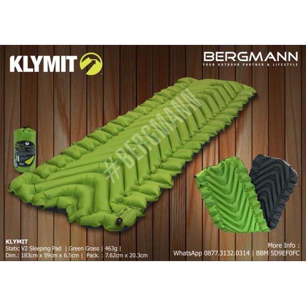 Klymit Static V2 Ultralight Sleeping Pad Camping Mat