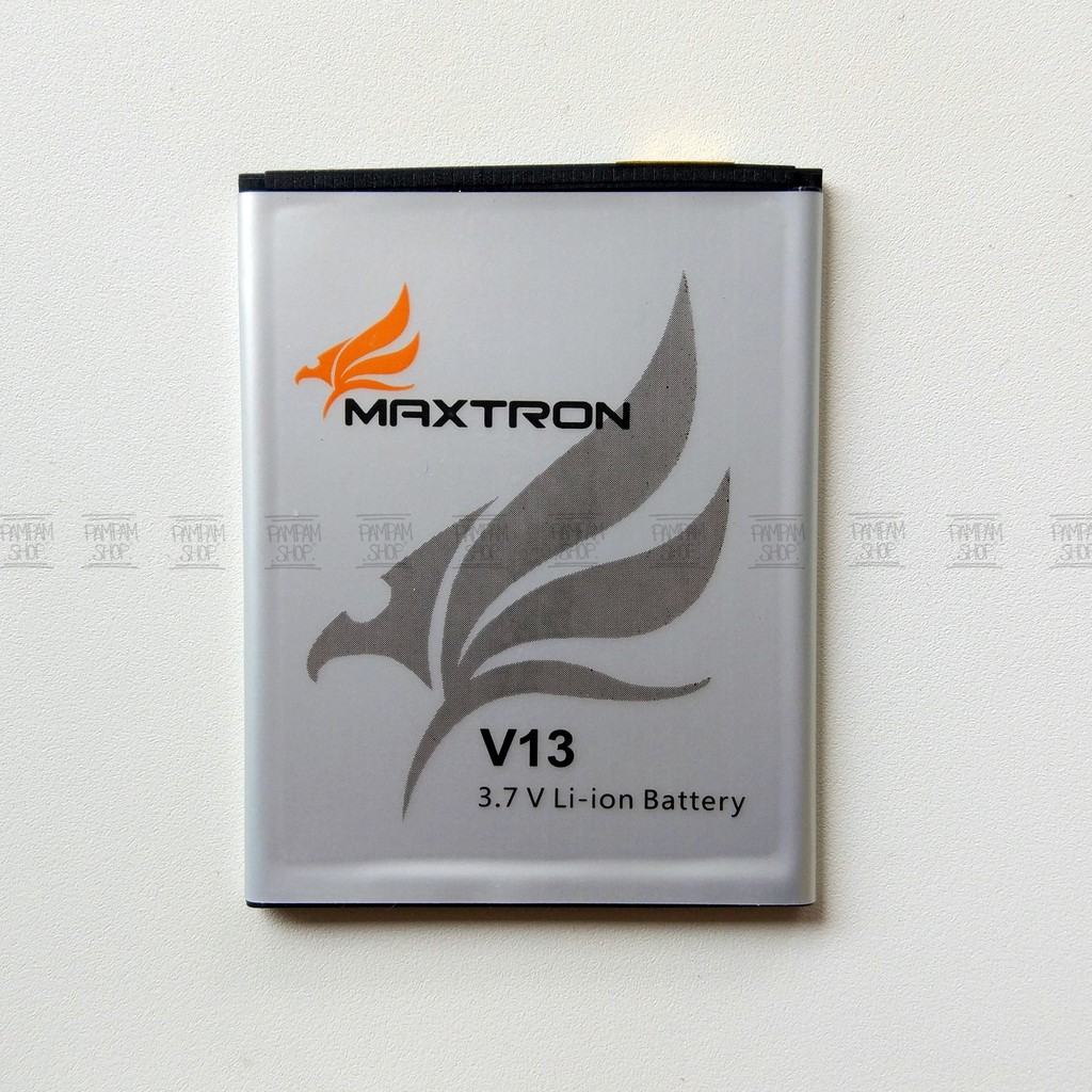 Baterai Maxtron V13 Double Power Batre Batrai Battery HP V 13 Handphone