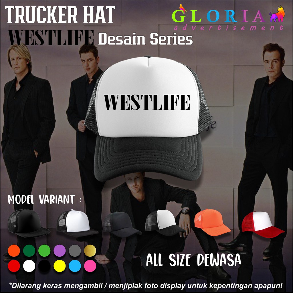 TOPI WESTLIFE TRUCKER / TOPI DISTRO