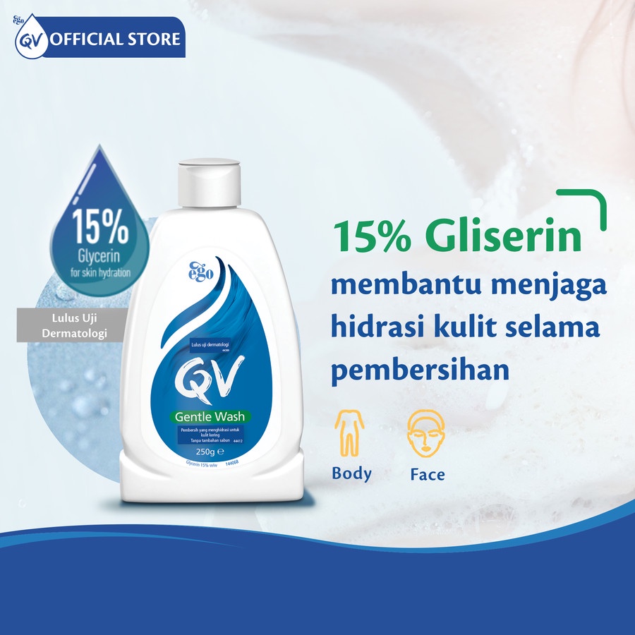 QV Gentle Wash 250gr Twin Pack - 2pcs