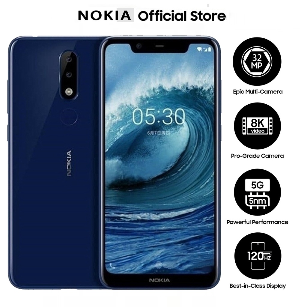 【FLASH SALE】 Nokia x6 pro RAM 4/64GB hp murah cuci gudang 500 kebawah 5.8inci handphone second hand  Gratis Ongkir nokia terbaru 2022