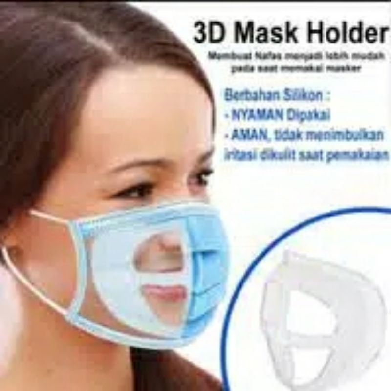 mask holder memudahkan bernafas saat memakai masker