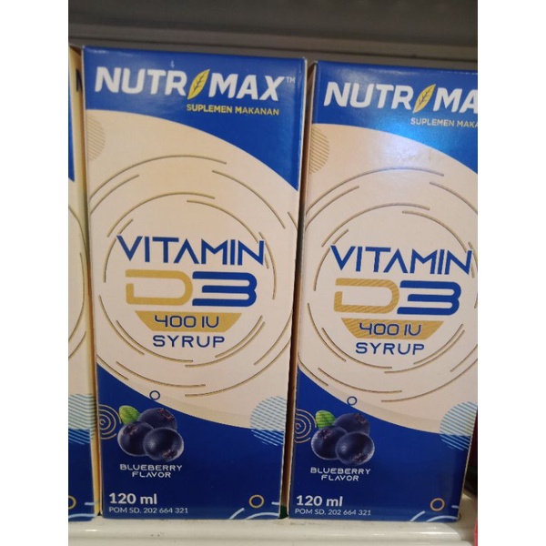 Nutrimax vitamin D3 400 IU Syrup