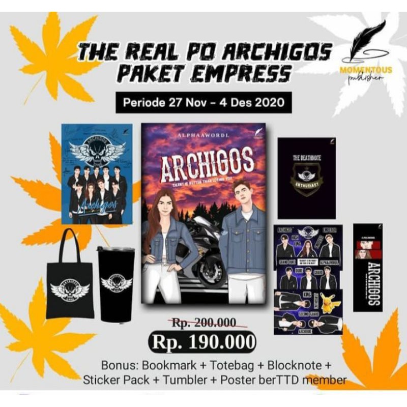 NOVEL ARCHIGOS PAKET EMPRESS
