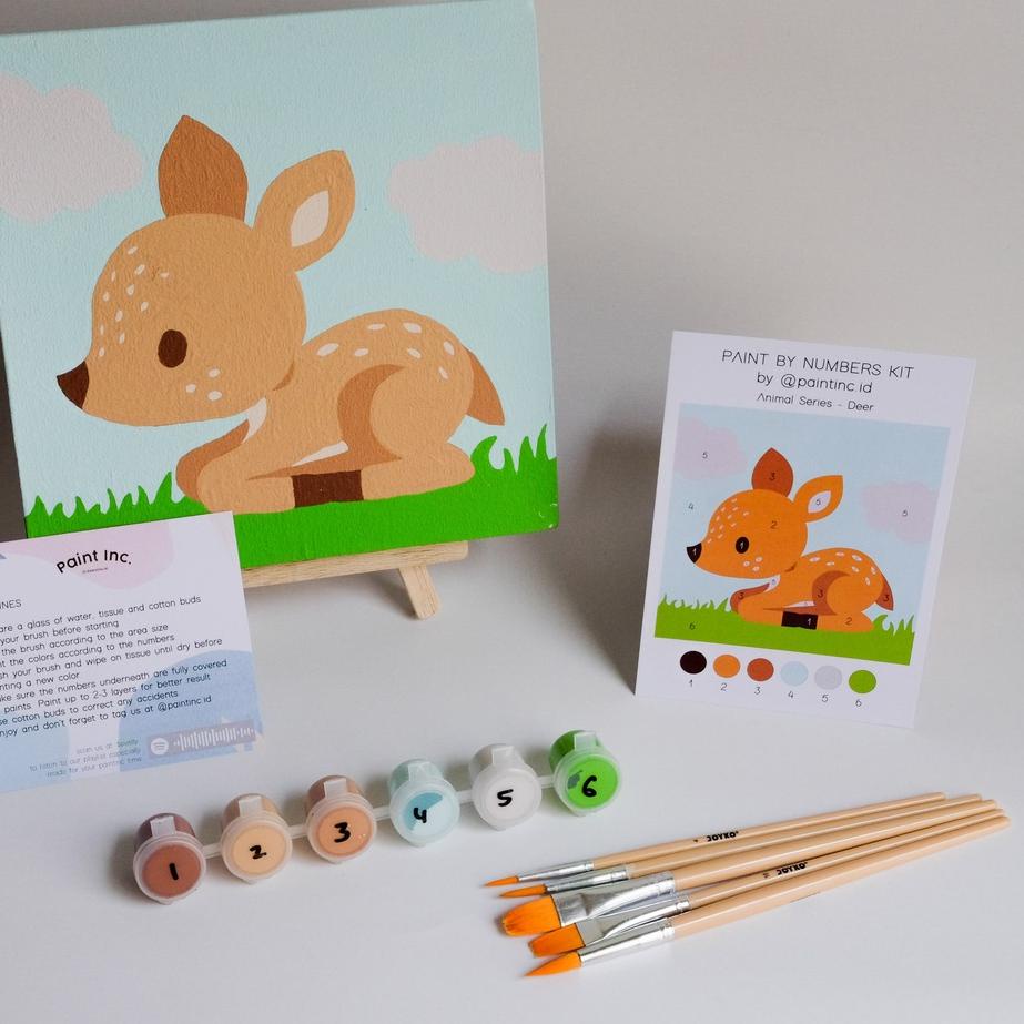 

Big Sale Paint by Numbers Kit Animal Series Paint Inc. ID | Painting Kit | Paint by Number | Gifts | Hadiah | Hampers 시