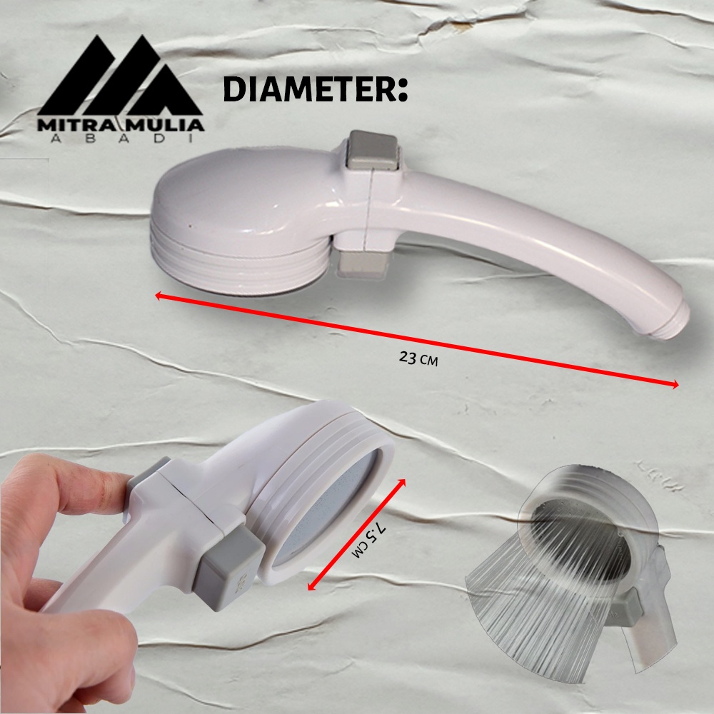 Kepala Hand Shower PVC Tebal Handshower Kamar Mandi Kepala Handshower