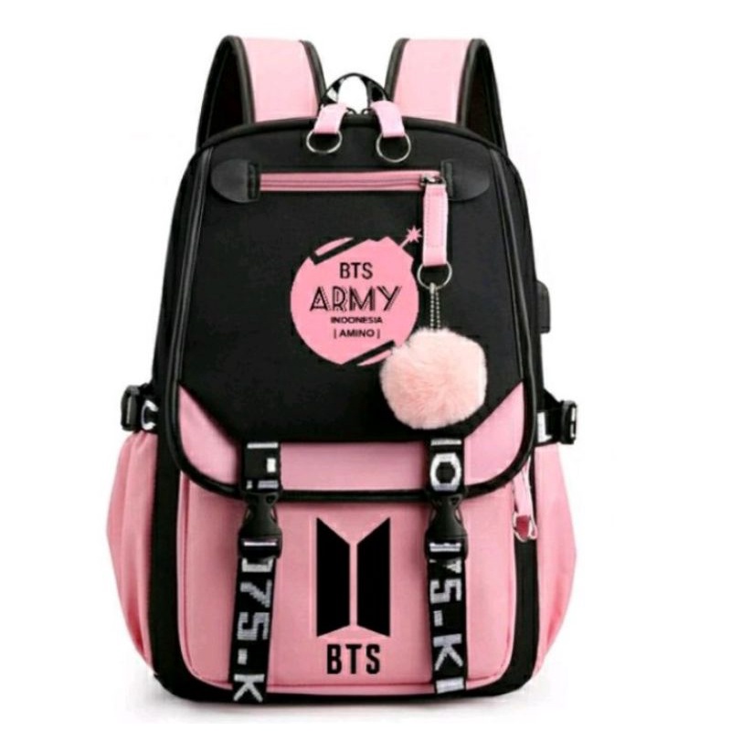 NF BTS Army - Ransel anak tas sekolah backpack kpop korean style