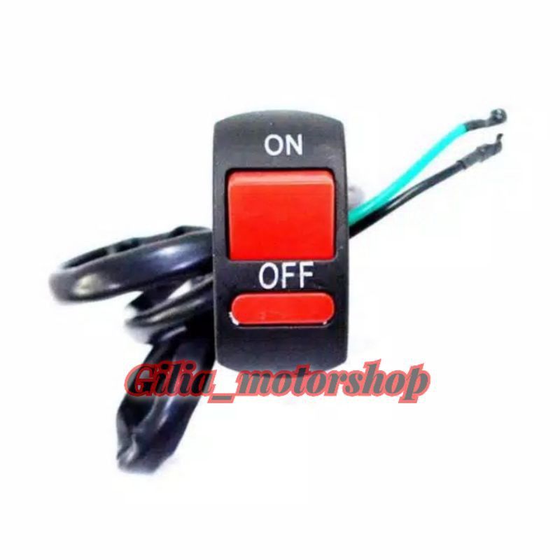 Saklar Kanan Switch Stater hitam On-Off Domino Original Import Universal Motor