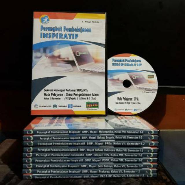 CD RPP INSPIRATIF 1 LEMBAR SMP/Mts Mapel Bahasa Indonesia kelas 7 Revisi 2020